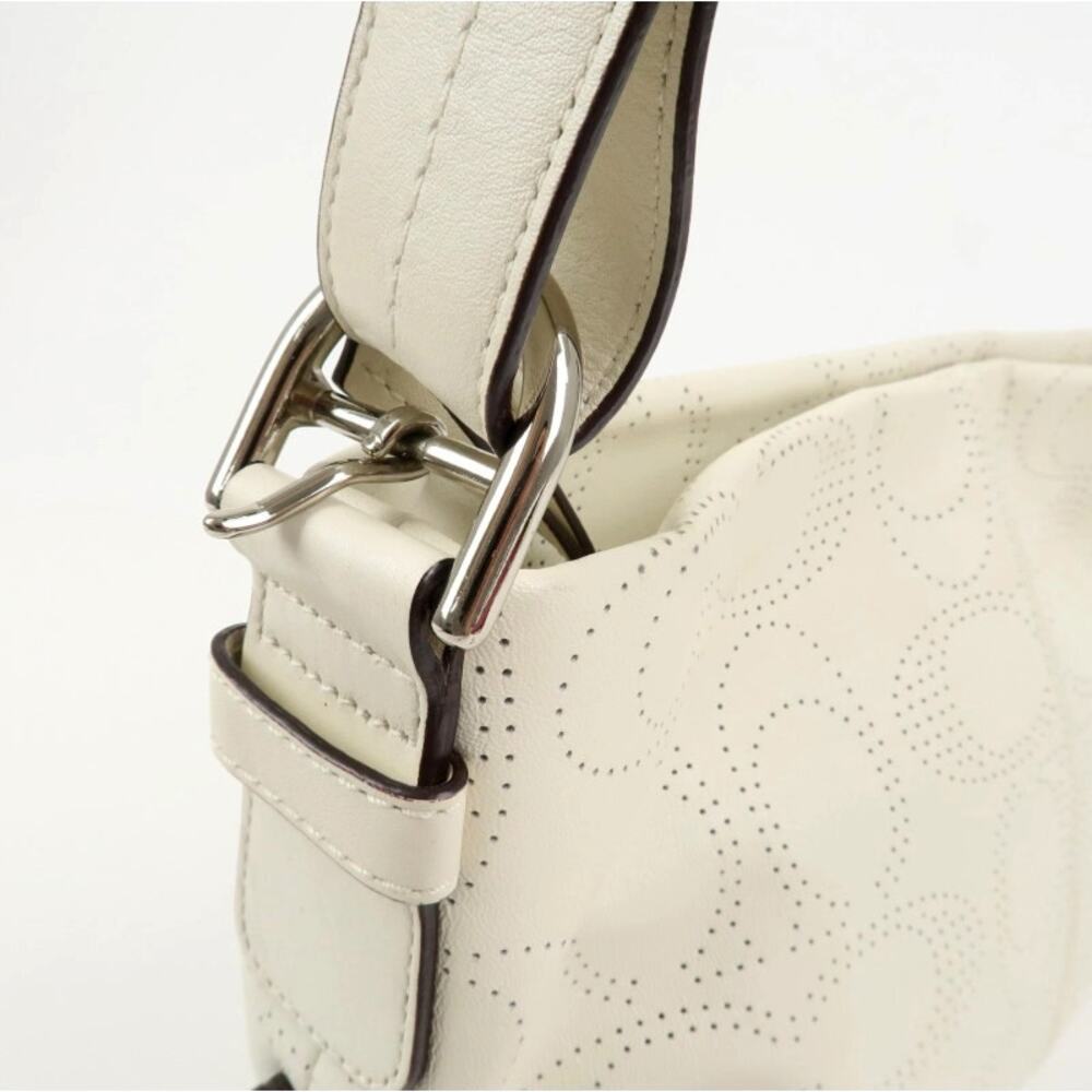 💎✨Authentic✨💎COACH Leather Canvas Hand Bag Shoulder bag White - Picture 4 of 7